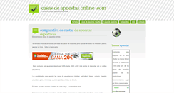 Desktop Screenshot of casasdeapuestasonline.com